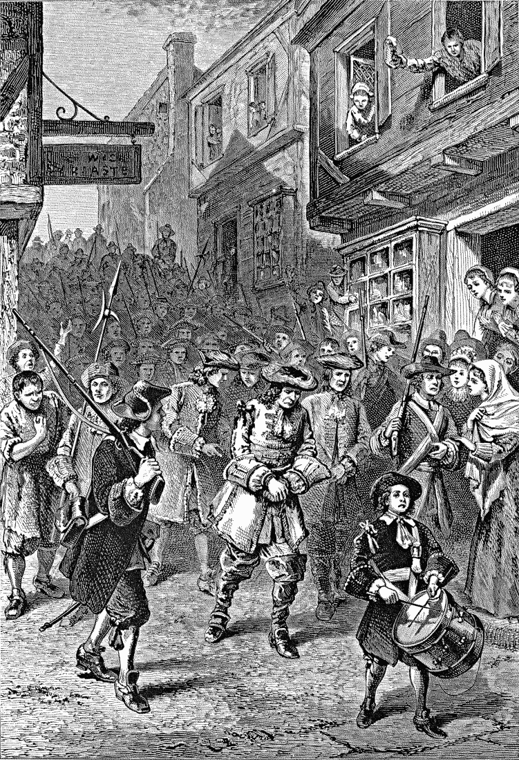 Boston Revolt 1689  Andros taken prisoner