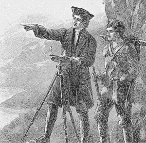 young Washington a surveyor