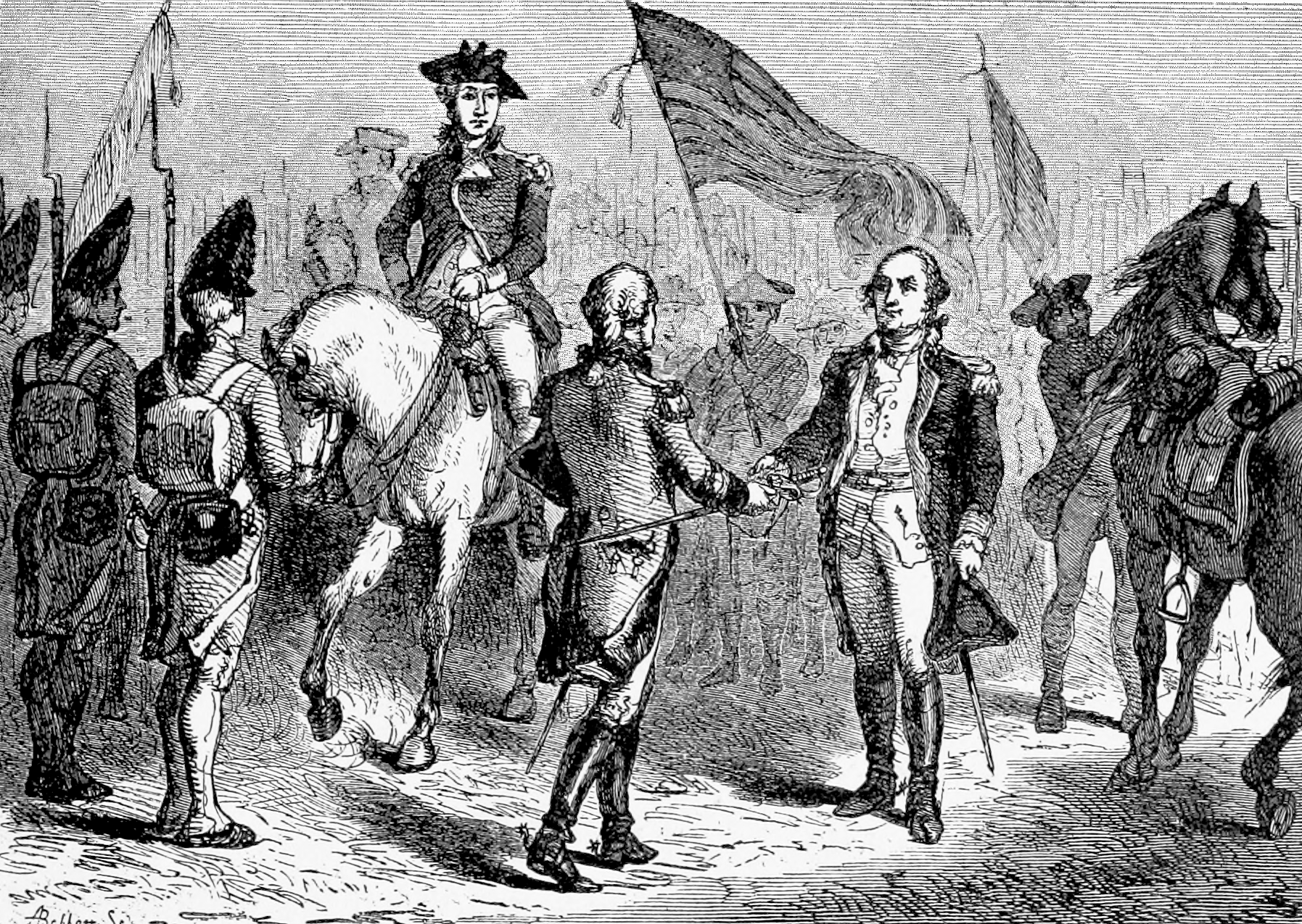 British surrender at Yorktown
