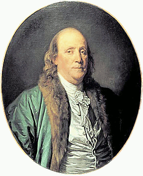 Benjamin Franklin by Jean Baptiste Greuze