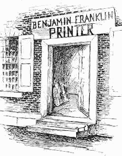 Benjamin Franklin printer