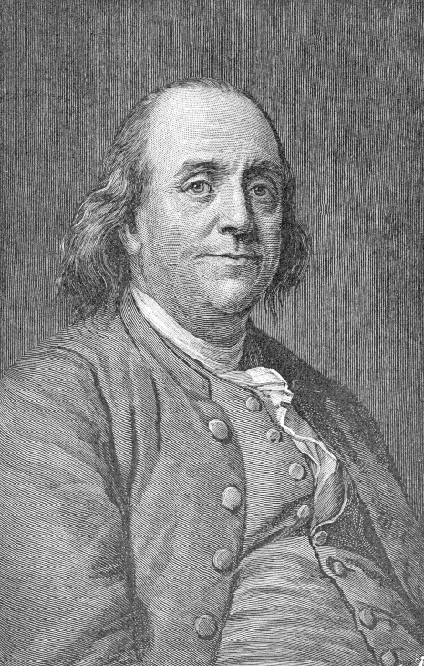 Benjamin Franklin lineart