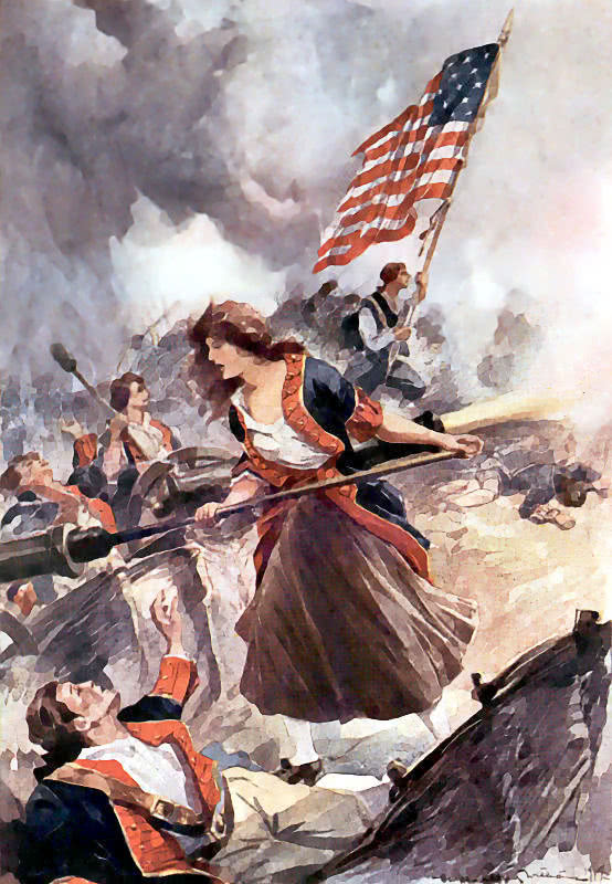 Molly Pitcher large painting