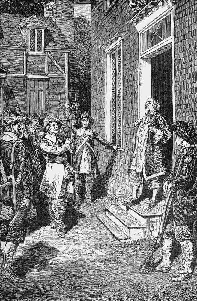 Settlers seek aid from Indian raids from Gov Berkeley 1675