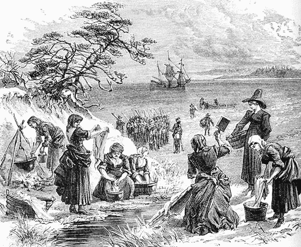 Puritan landing in Cape Cod