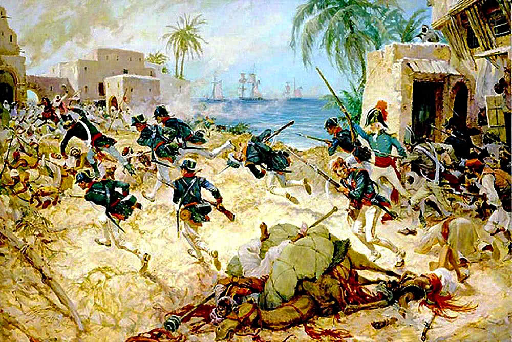 US Marines capture fort in Tripoli 1804