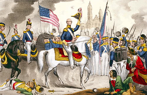 Gen Scott enters Mexico City 9 14 1847