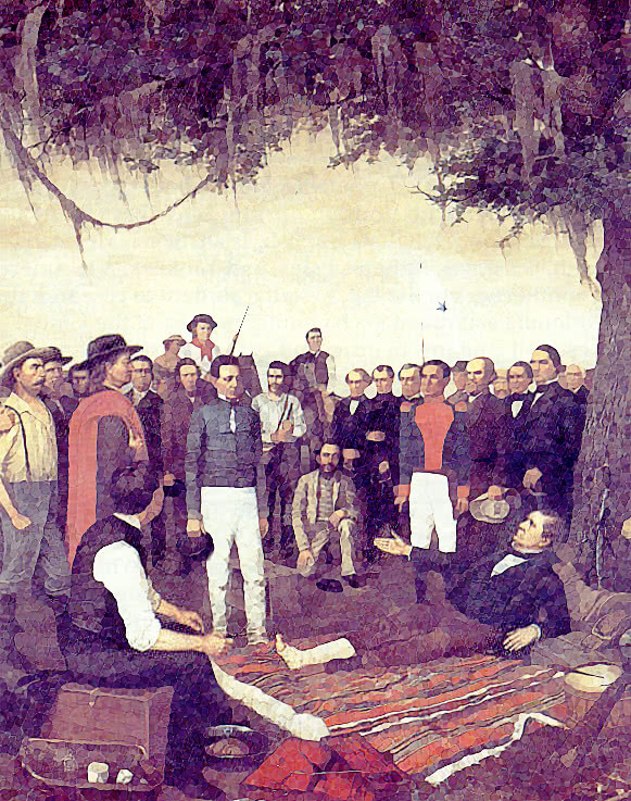 Houston and Santa Anna