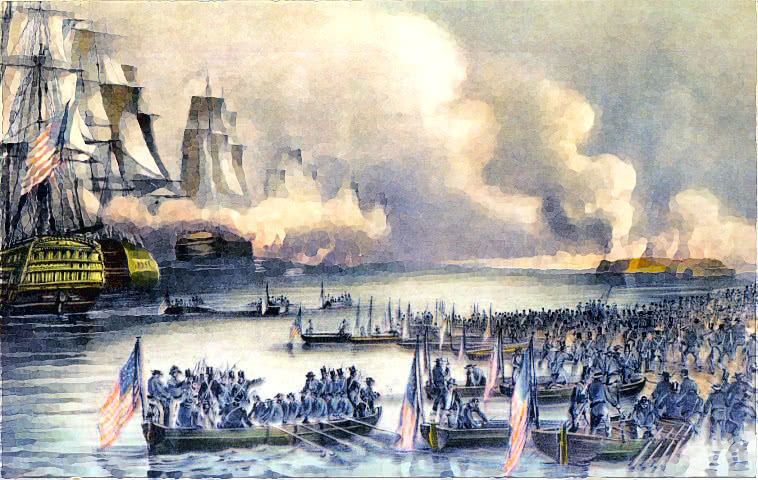 landing of American forces at Vera Cruz