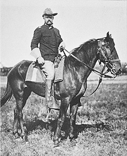 Theodore Roosevelt On Horseback Back From Cuba 1898