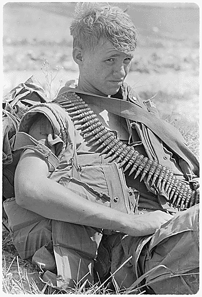 American soldier in Vietnam 1969
