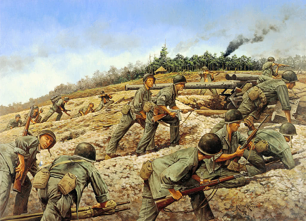 US troops on Biak 1944