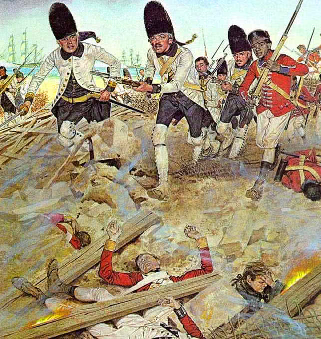 Spanish troops at Pensacola 1781