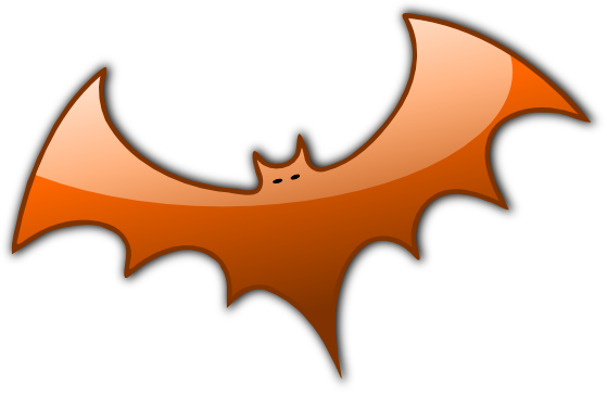 bat icon orange