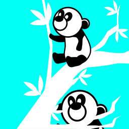 pandas in tree