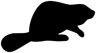 Beaver silhouette