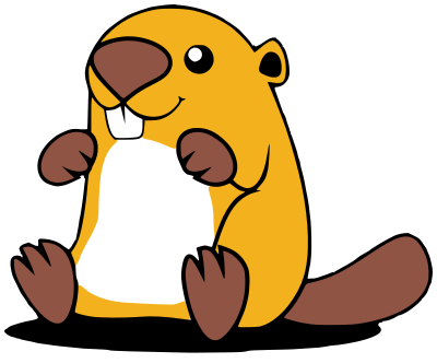 beaver-cartoon-sitting