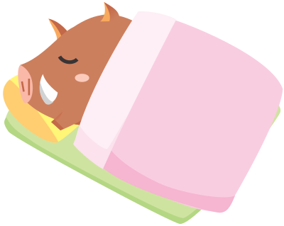 sleeping-boar