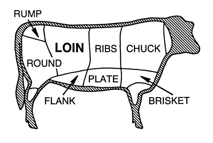 cow cuts of meat