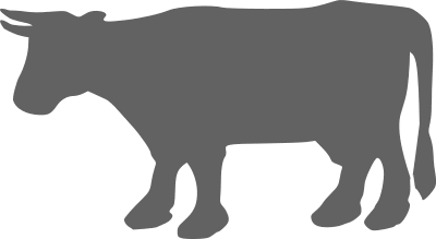 cow silhouette 2