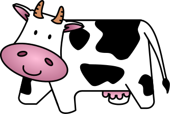 cow smiling cartoon