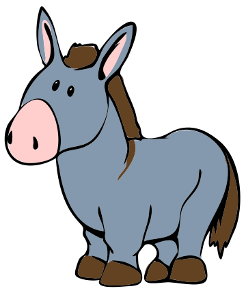 Donkey cartoon