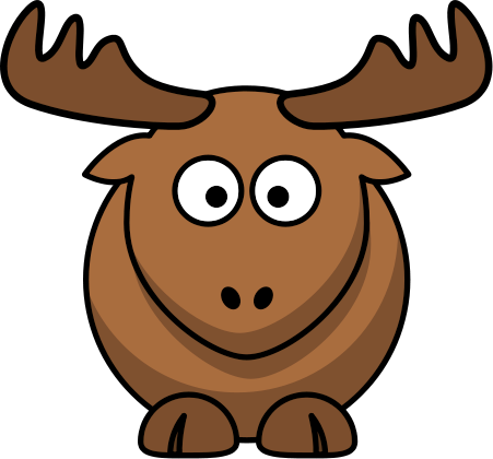 cartoon elk