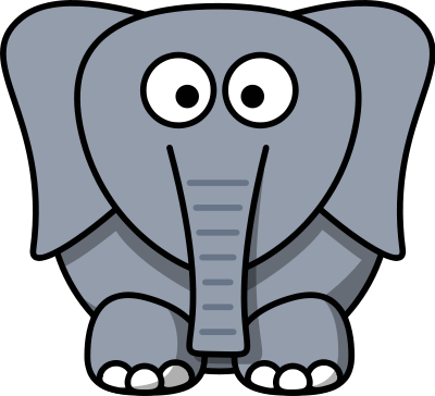 cartoon elephant 2