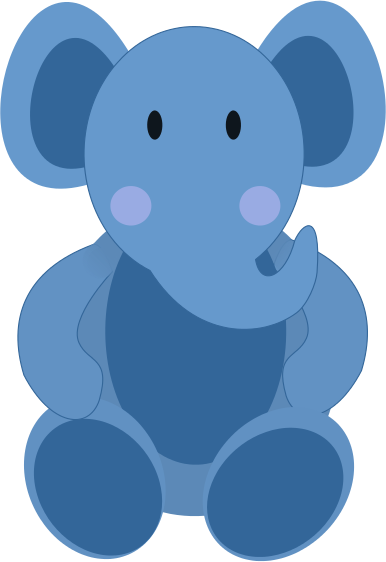 elephant blue