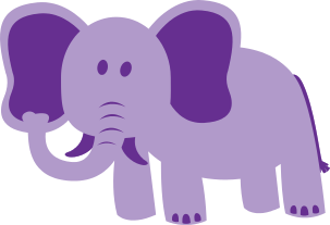 elephant purple