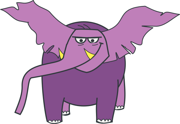 purple elephant mean