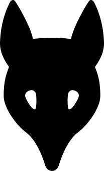fox head silhouette