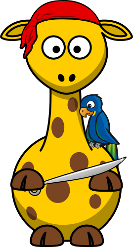 Giraffe-Pirate