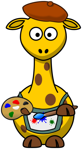 Giraffe painter