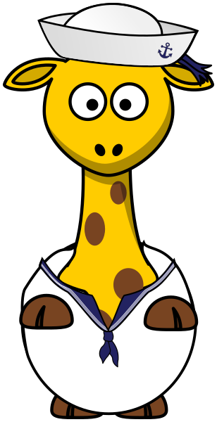 Giraffe sailor
