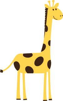 giraffe grinning
