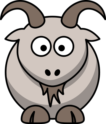 cartoon goat