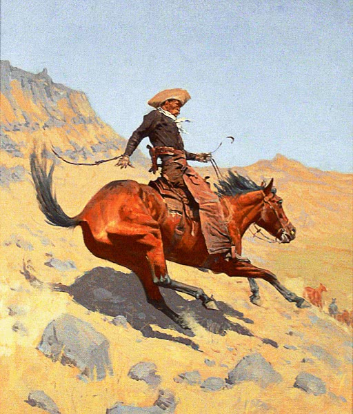 cowboy on horse Remington