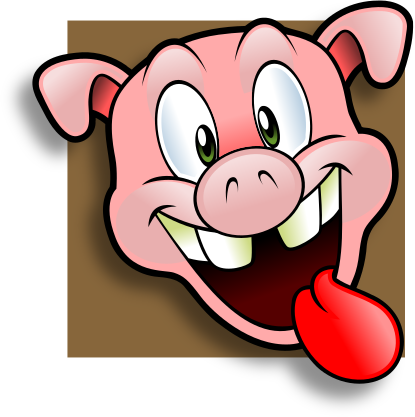 happy pig head 2