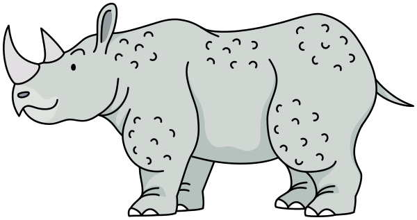 rhinoceros-clipart