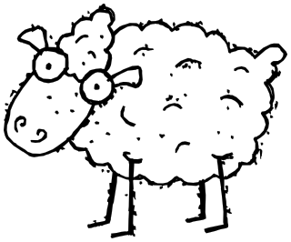 Sheep lineart