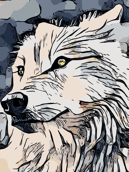 wolf-face-clipart