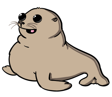 seal baby clipart