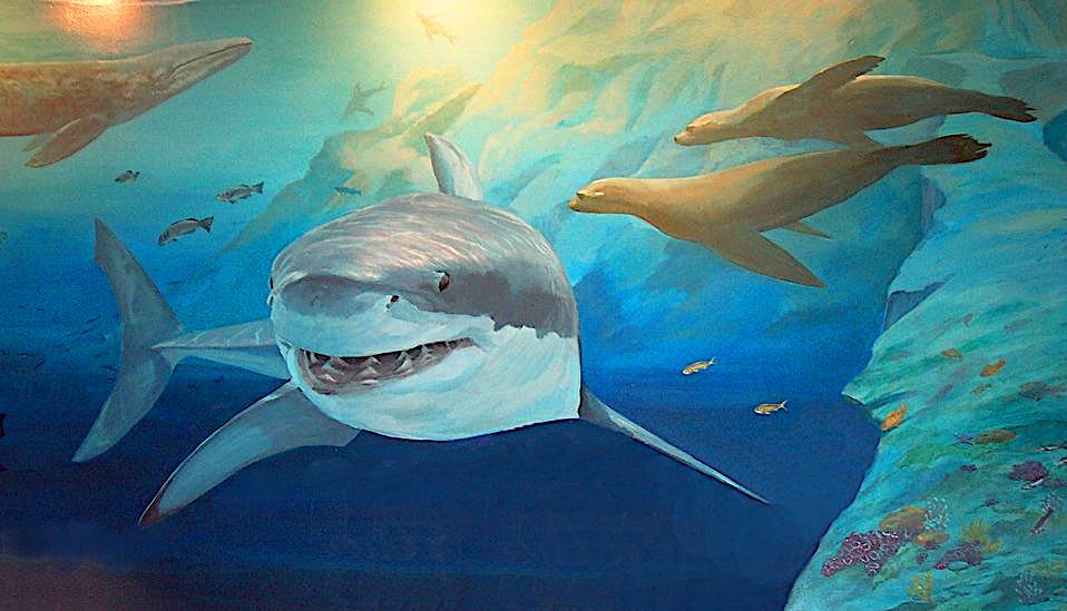 Great White painting