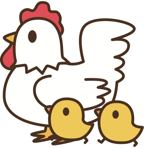 hen-white-w-2-chicks