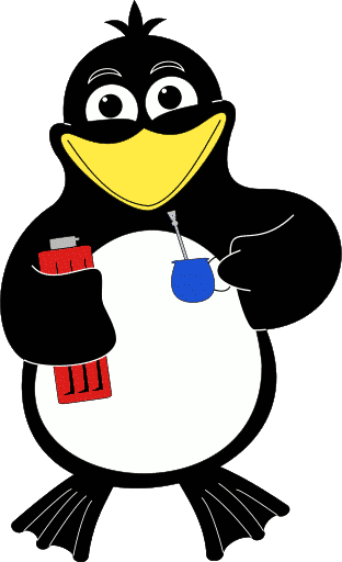 chilled penguin