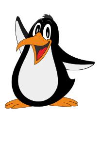happy penguin