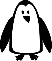 penguin BW