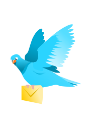 pigeon flying delivering message