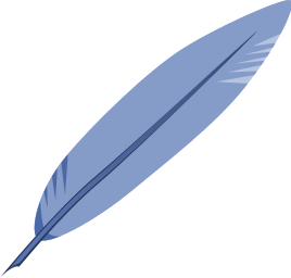 feather small blue